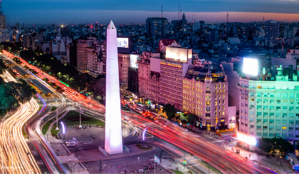 Imagen del Obelisco en Buenos Aires